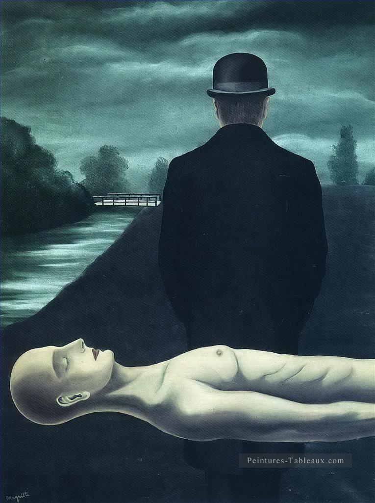 孤独な散歩者の思索 1926年 ルネ・マグリット油絵